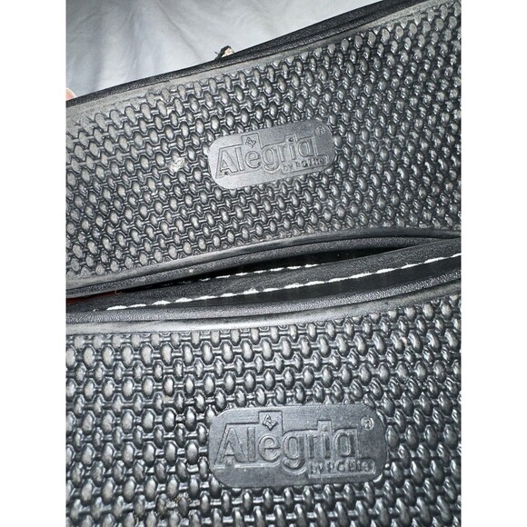 Alegria Mule Clogs Leather Multicolor Floral Sz 37 - Picture 8 of 9